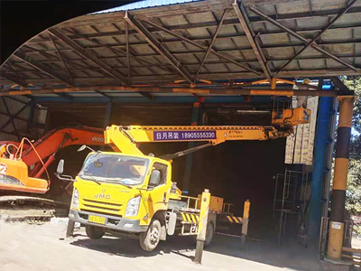登高車(chē)施工現(xiàn)場(chǎng) 